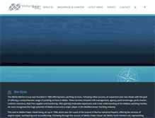 Tablet Screenshot of melitamarinegroup.net